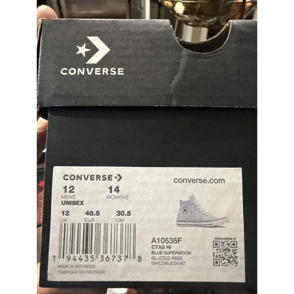 Converse Chuck Taylor All Star High Top Sneaker Blue Supermoon Men‎ Sizes 12 - Picture 10 of 10